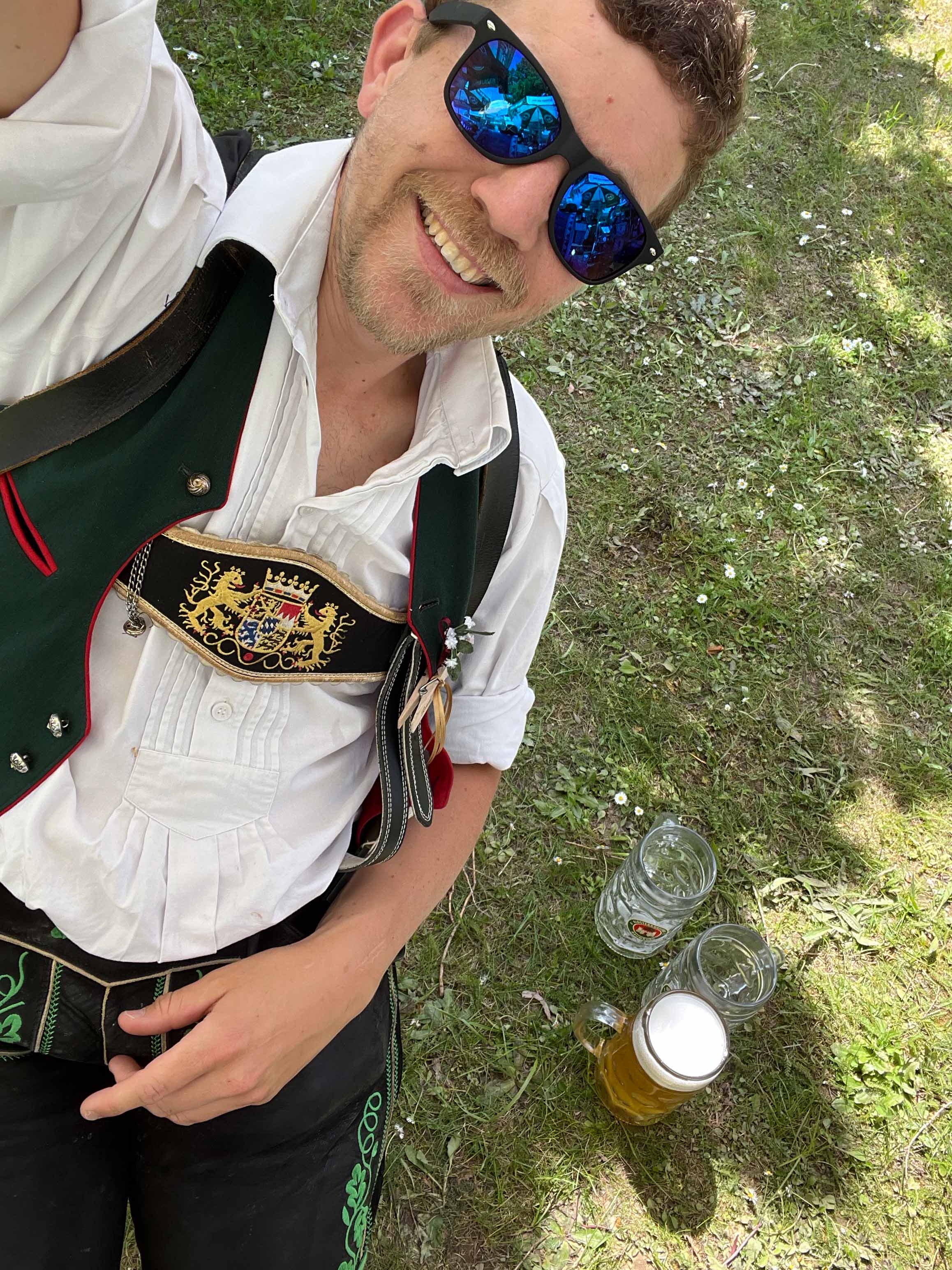 Richard Schönlinner in bayerischer Tracht